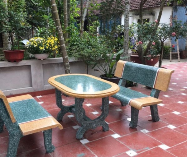 Bàn ghế đá HL18