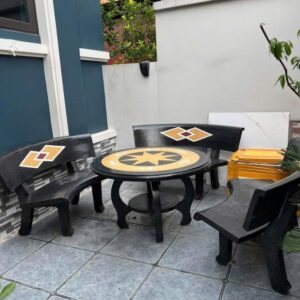 Bàn ghế đá ABS Mẫu 01